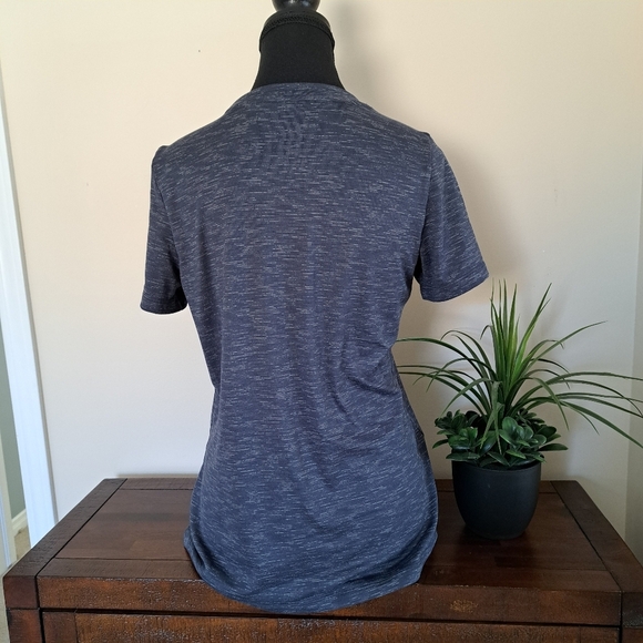 Mondetta Tee Short Sleeved Women's XS Blue Mix Active Top Lightweight T-shirt - Picture 3 of 11